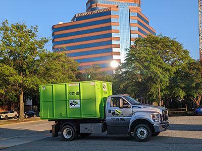 Dumpster rental in Hampton VA