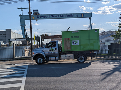 Dumpster rental in Newport News VA